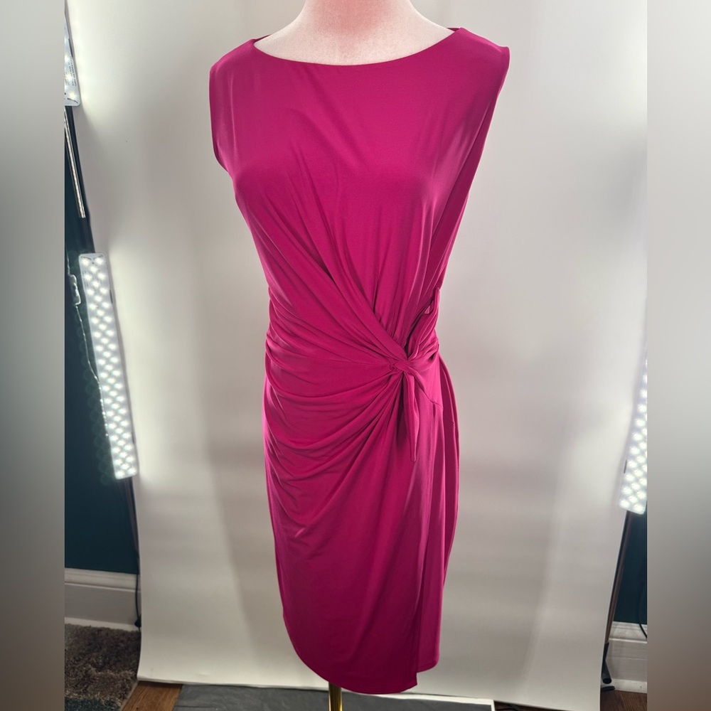 EUC Lauren Ralph Lauren Twist Front Dress - Picture 4 of 9